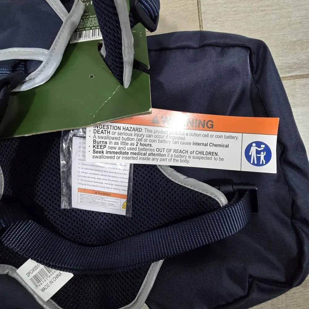 Dog Backpack Harness - Cuddle Collab with Baloo & Pan - M- Navy Blue